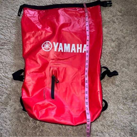 Stormtech Waterproof Red Backpack Hiking Kayaking Outdoors with Yamaha Logo 20L - Picture 3 of 13